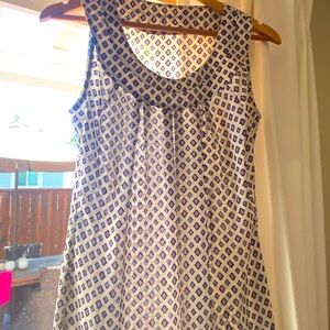 Cabi diamond print tank blouse